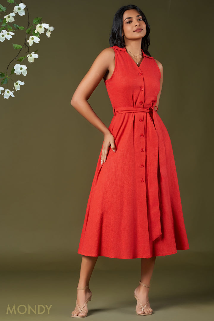 Midi Shirt Dress