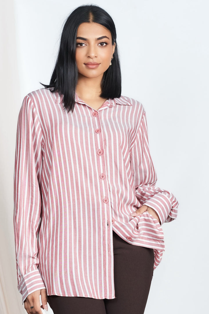 Pink Stripe Shirt