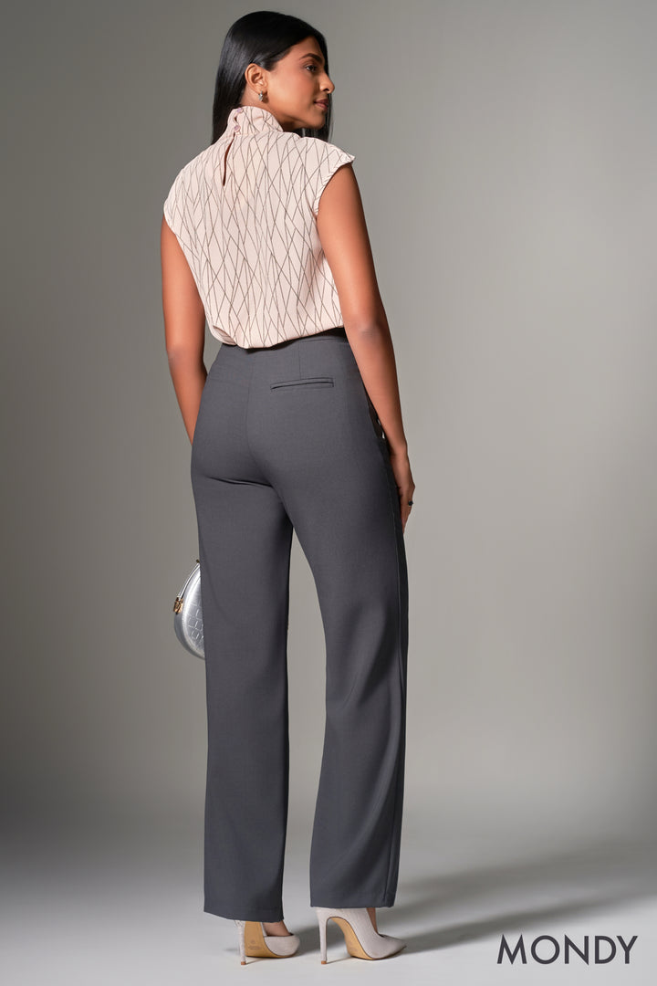 High Waist Wide Leg Pant