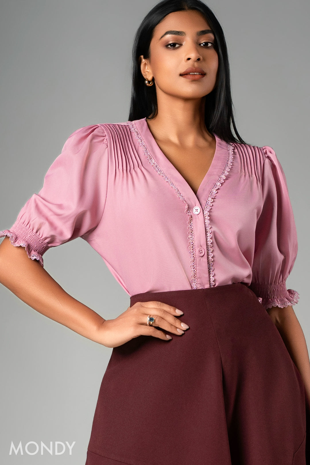 Puff Sleeve Boxy Top