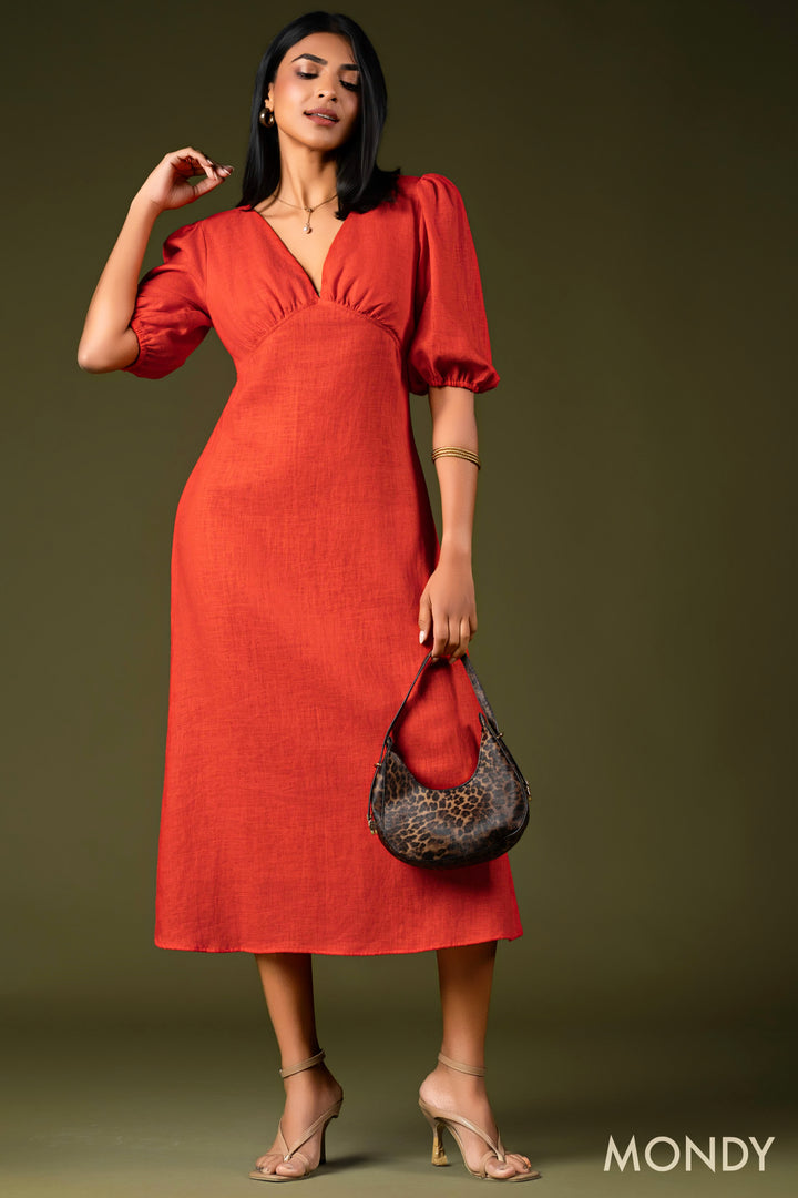 Empire Waist Midi Dress