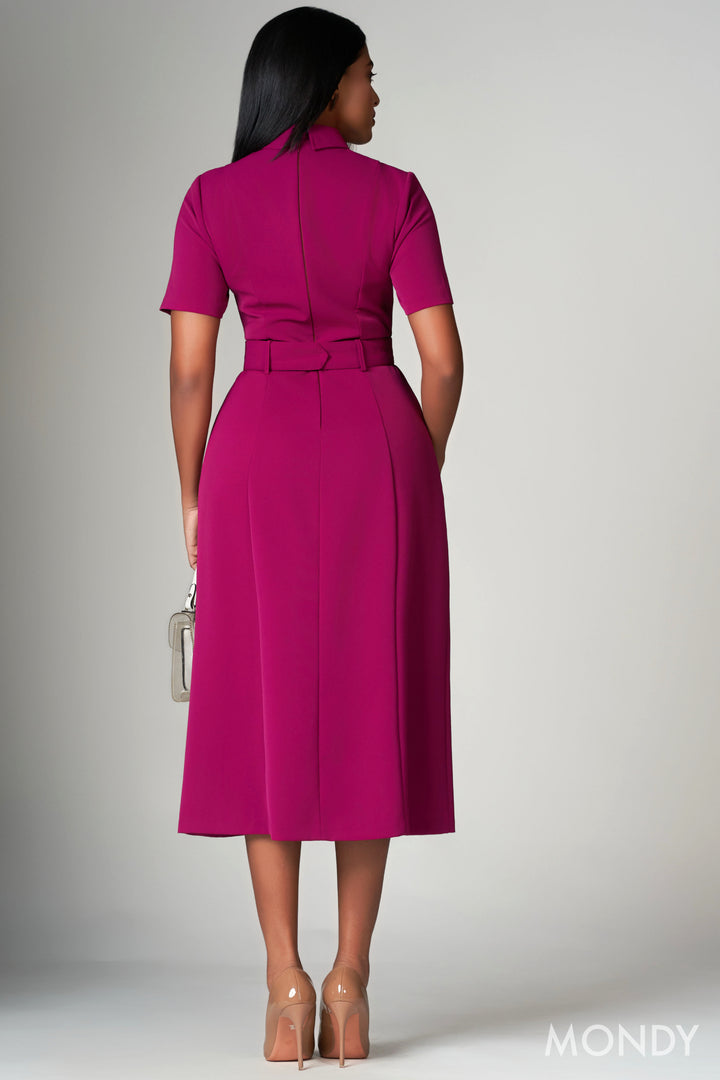 Belted Shirt Dress