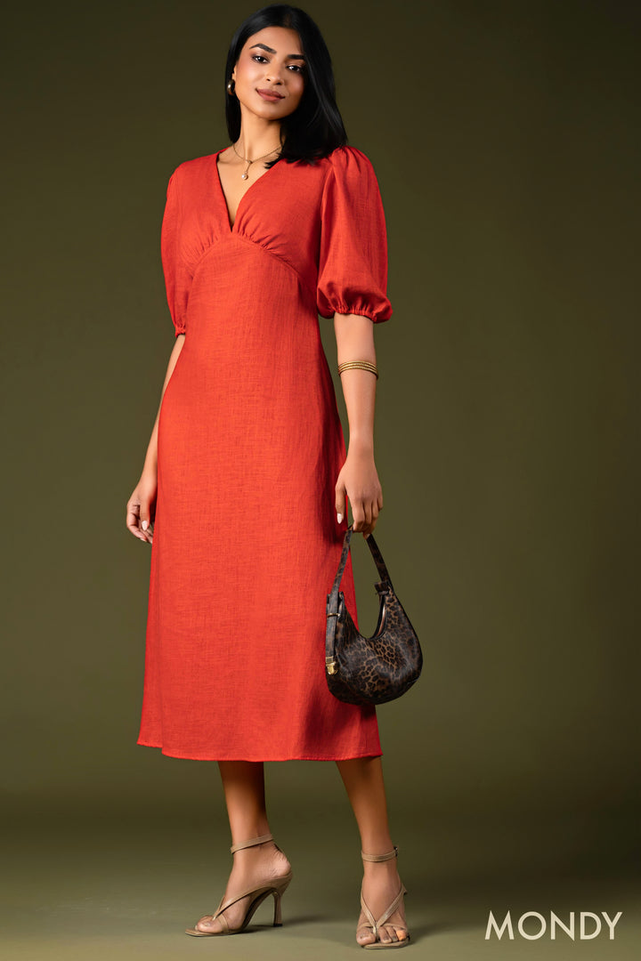 Empire Waist Midi Dress