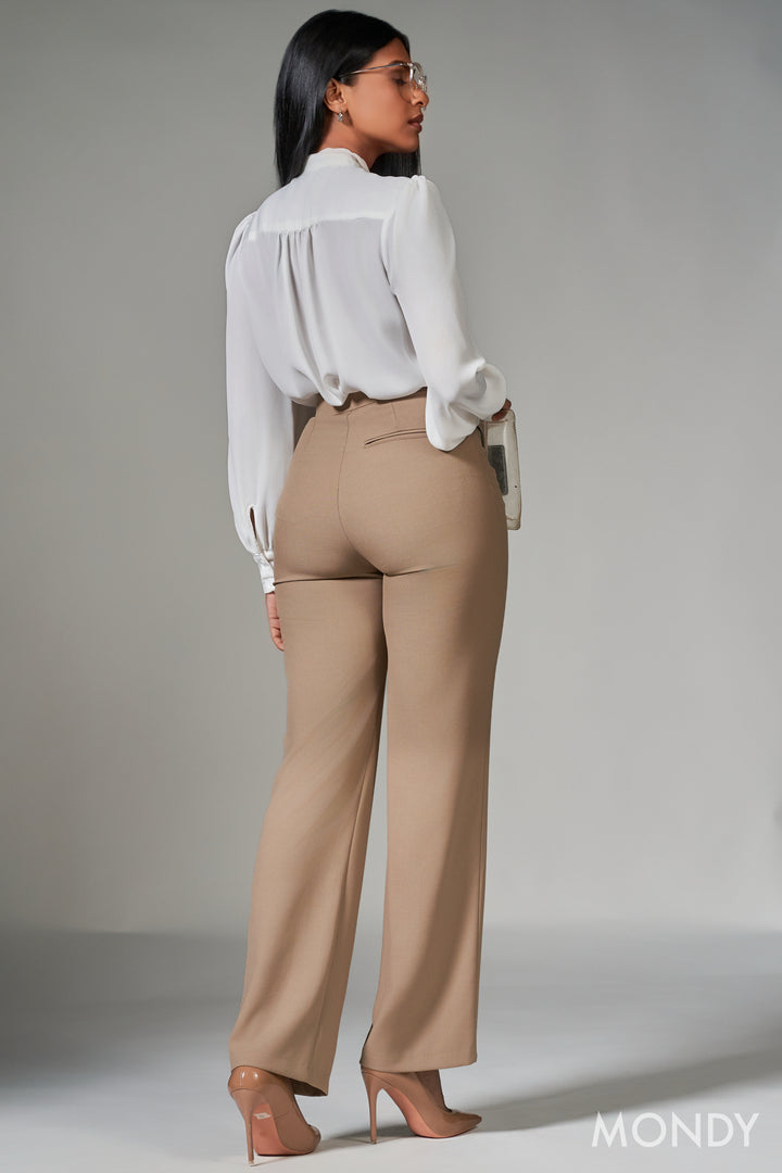 High Waist Wide Leg Pant