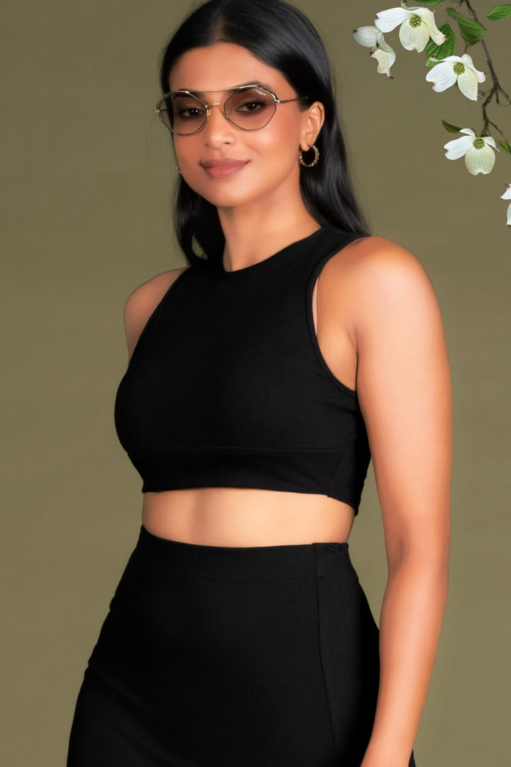Round Neck Crop Top
