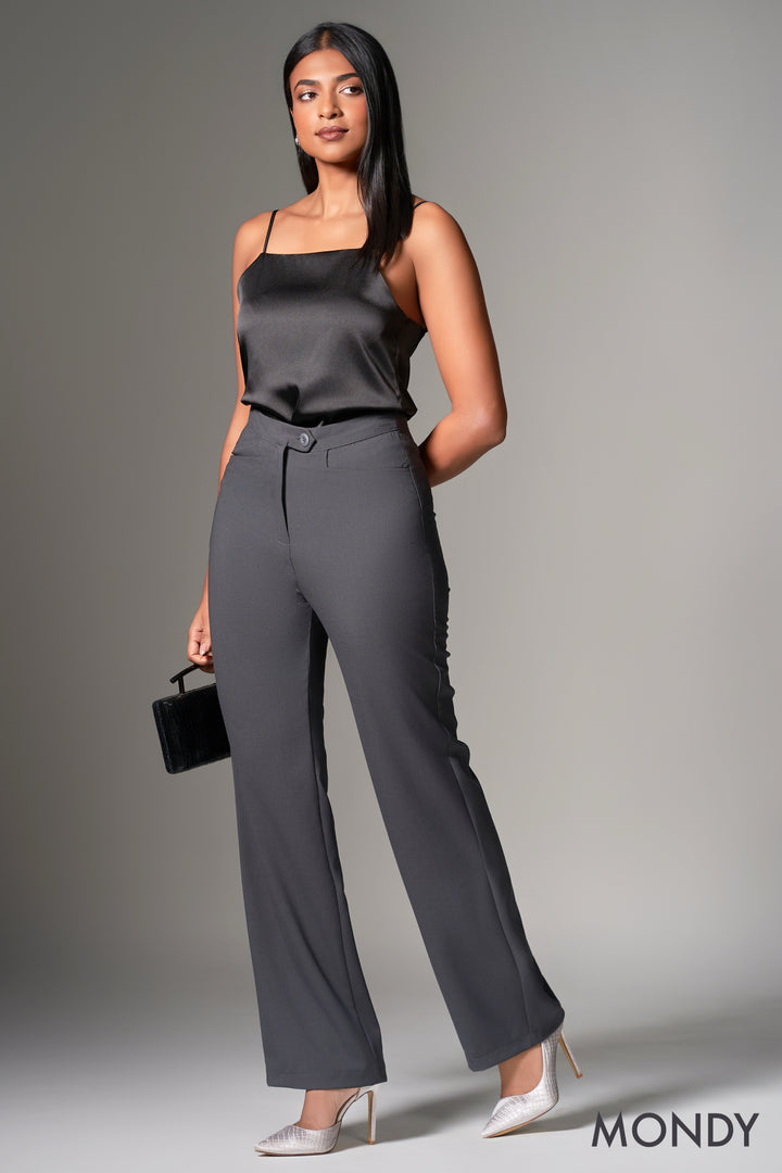 High Waist Wide Leg Pant