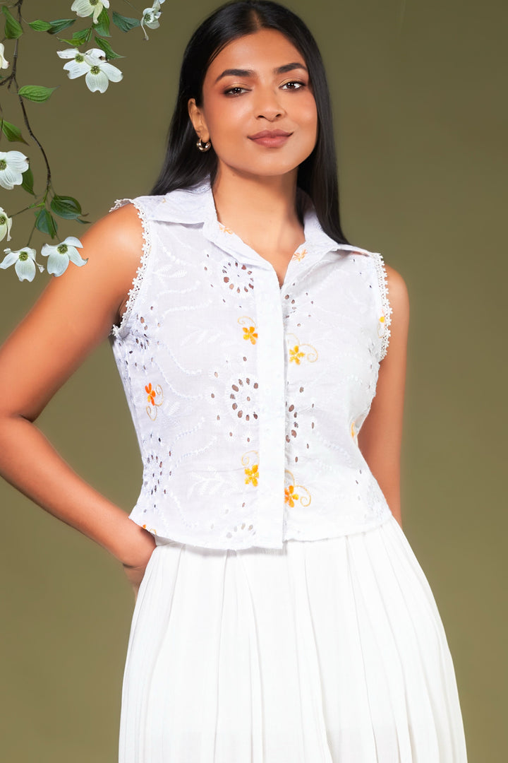 Cutlone Cropped Shirt