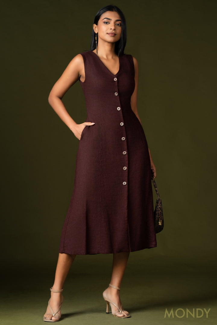 Button Up Midi Dress