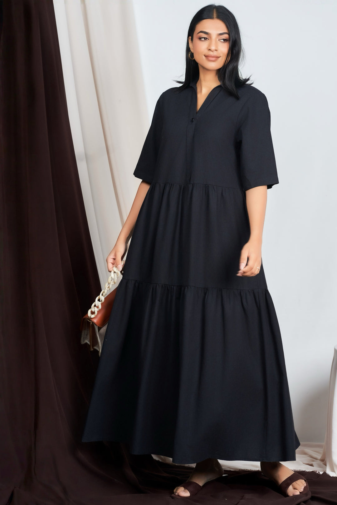 Black Shirt Dress
