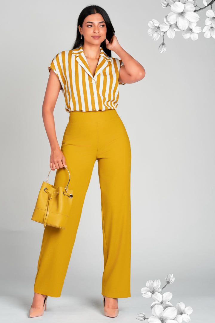 Short Sleeve Stripe Shirt