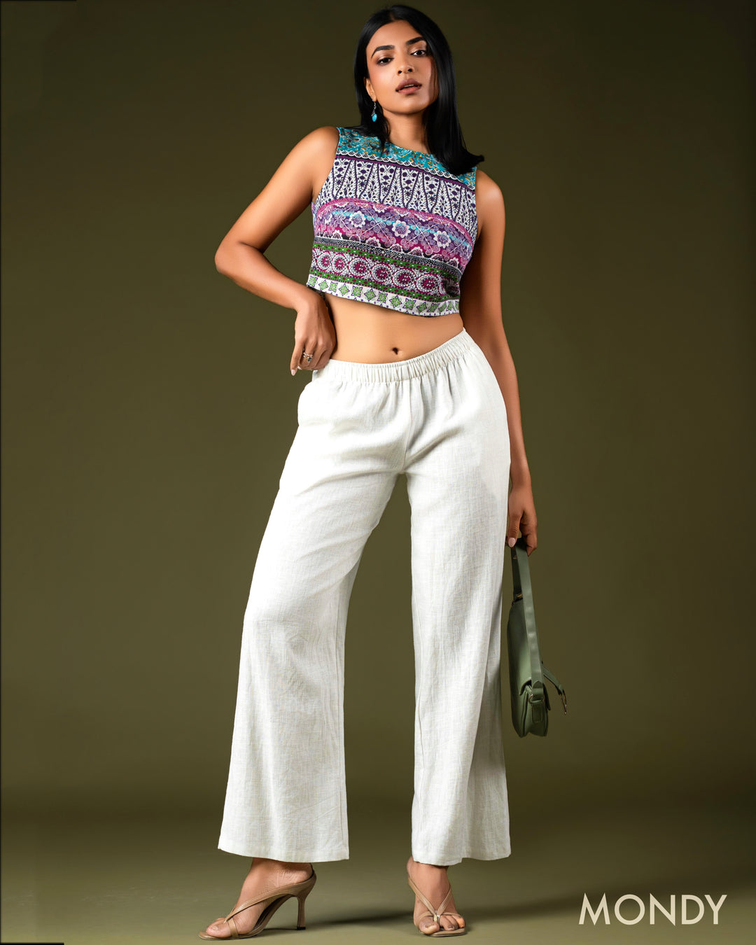 Relaxed Fit Elasticated Pant