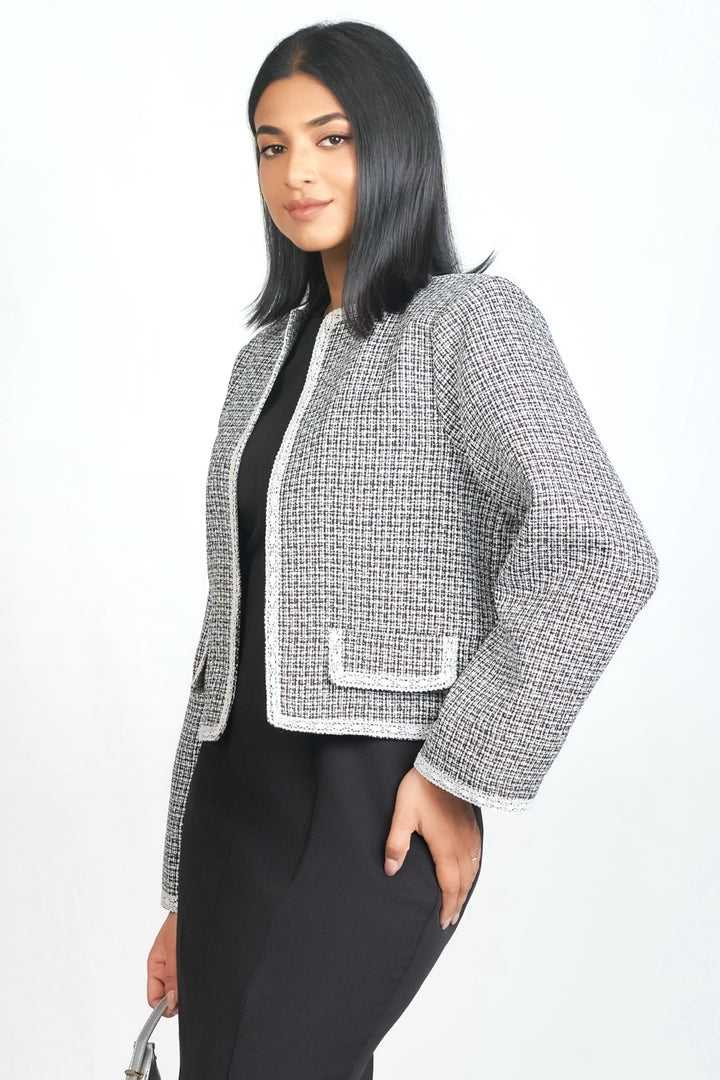 Tweed Open Blazer
