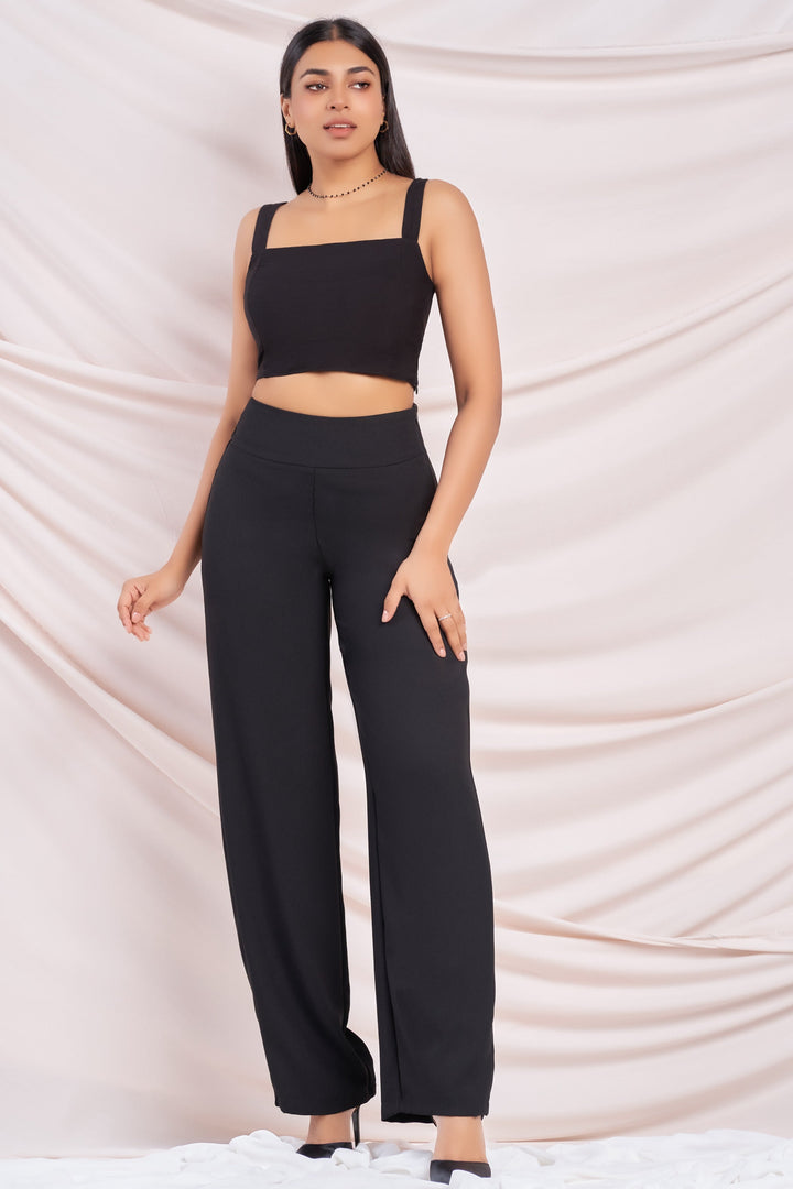 Cropped Square Neck Top