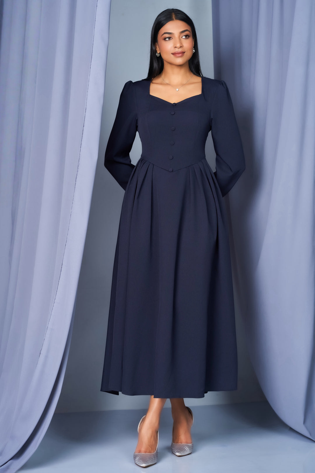 Midi Fit & Flare Dress
