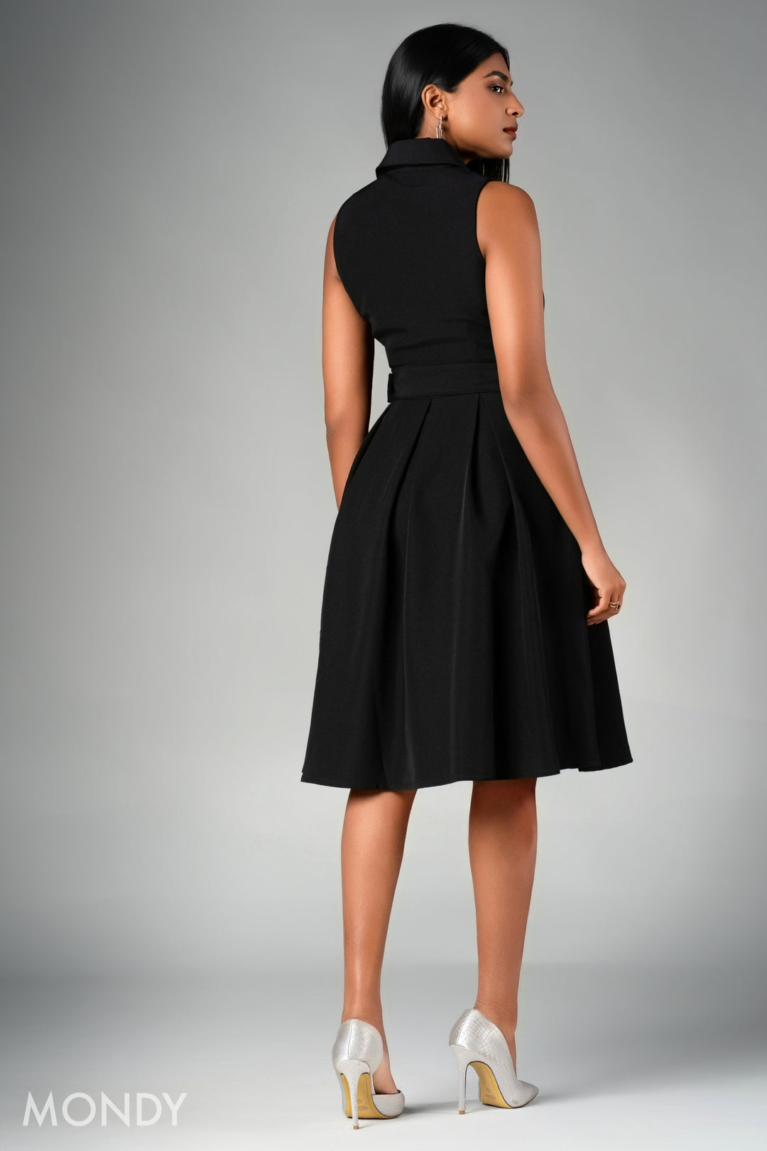 Zip Up Skater Dress