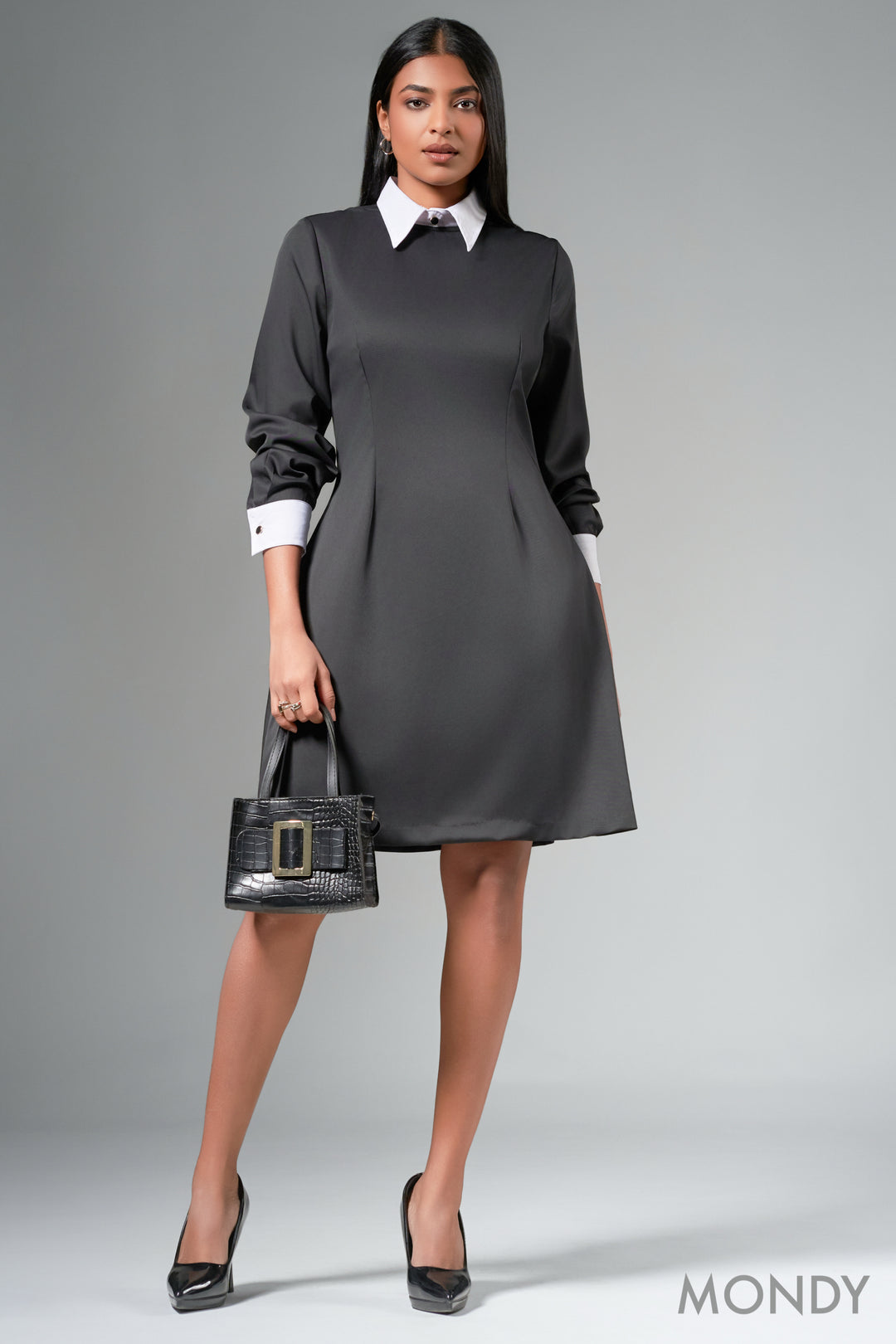 Mock Shirt Dress