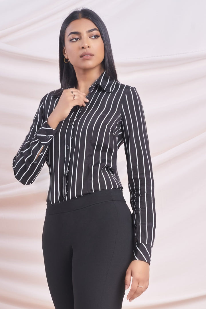 Black Stripe Shirt