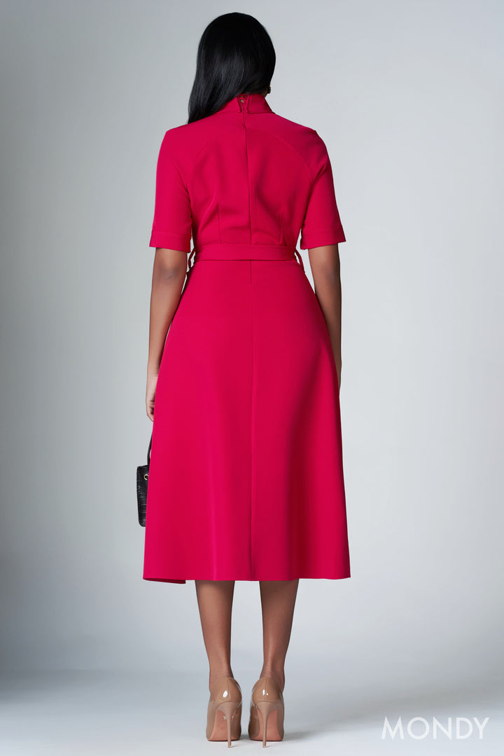 Pink Shirt Dress
