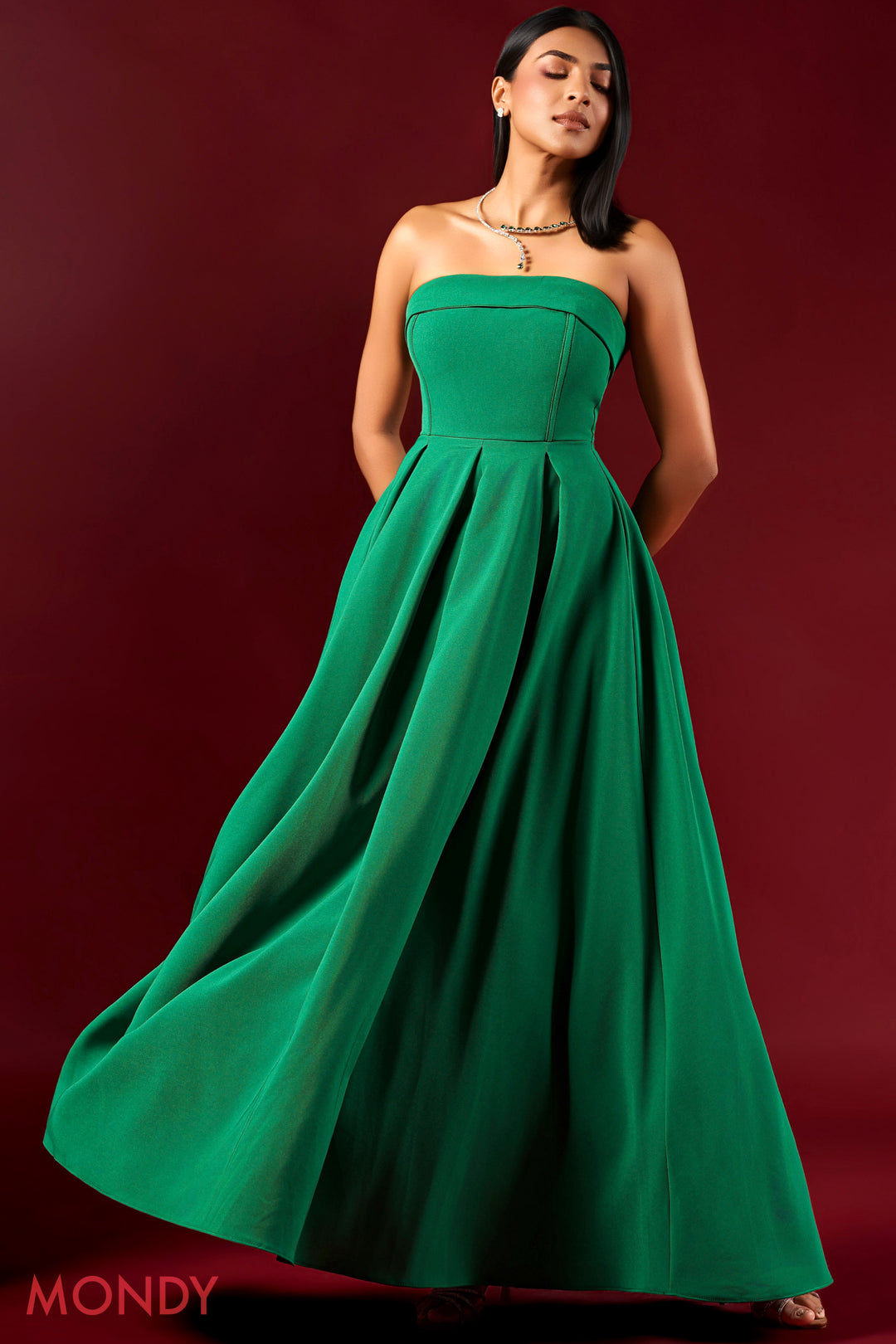 Strapless Maxi Dress