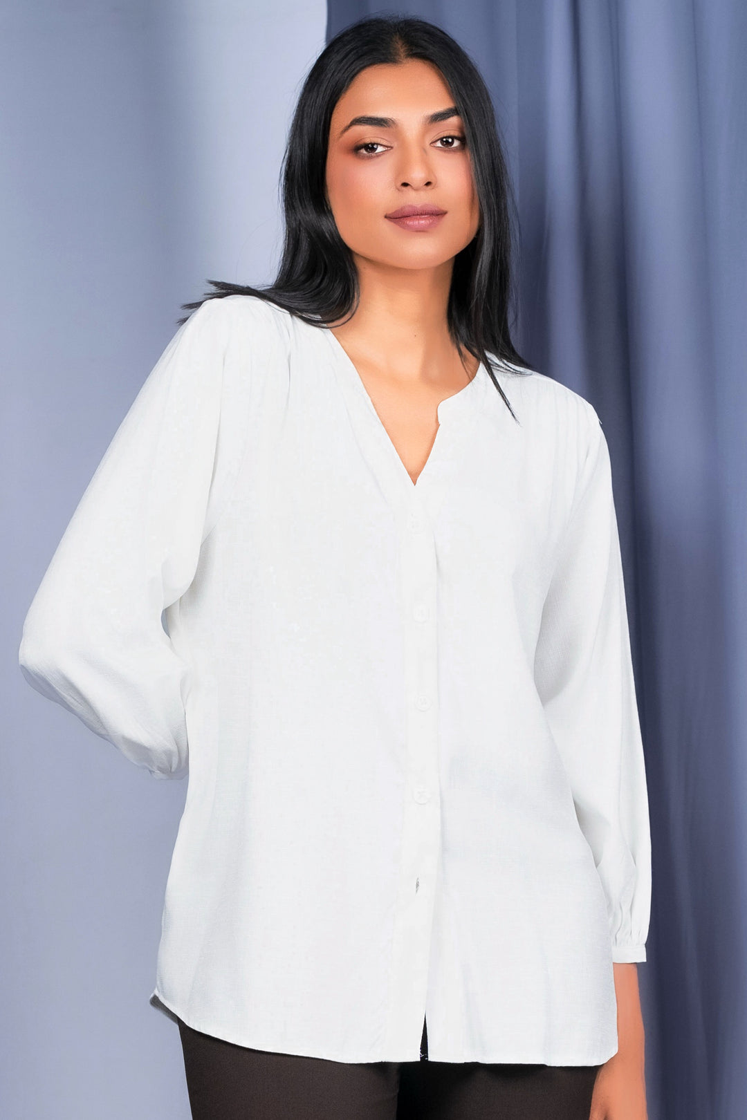 White Relaxed Top