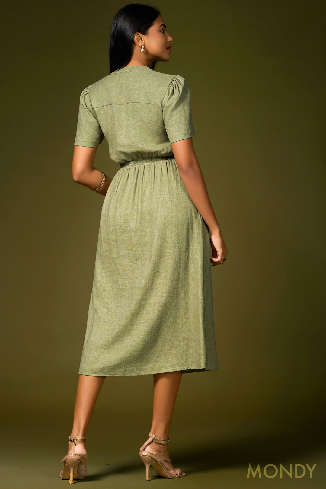 Button Up Midi Dress