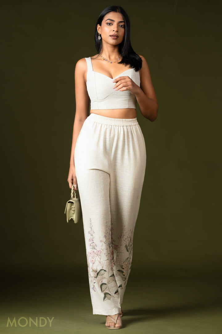 Printed Straight Cut Pant