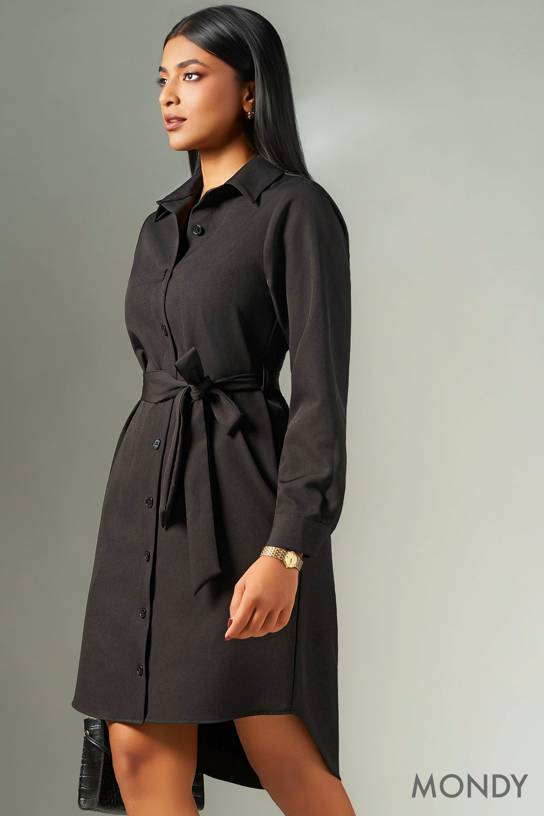 Black Shirt Dress