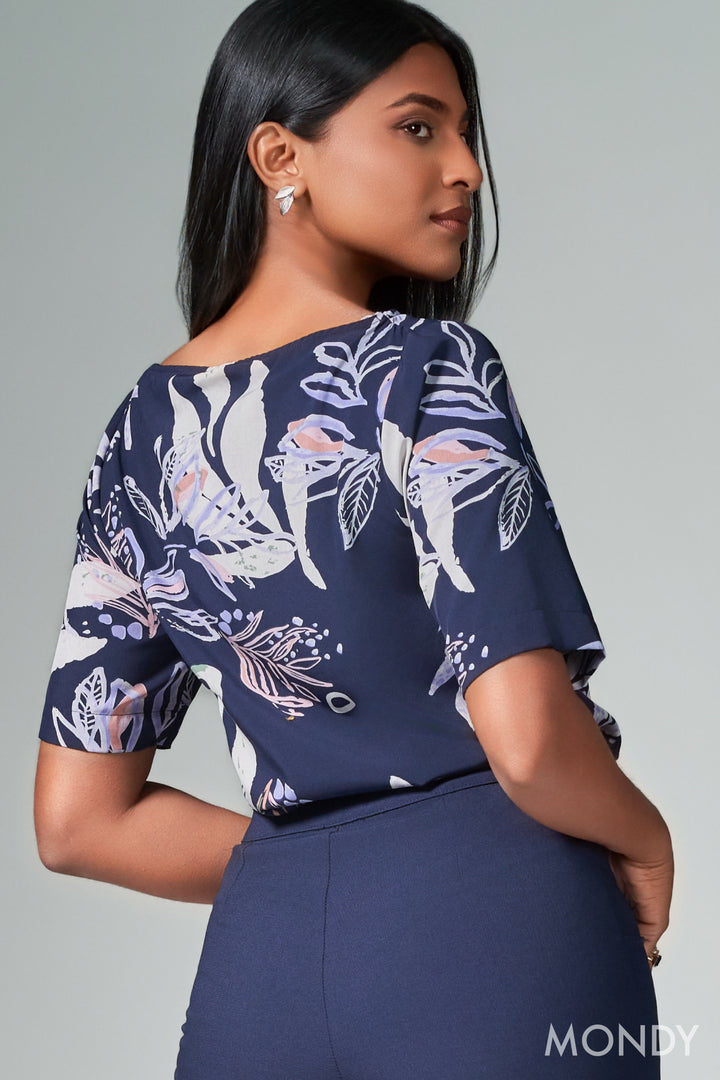 Printed Boxy Top