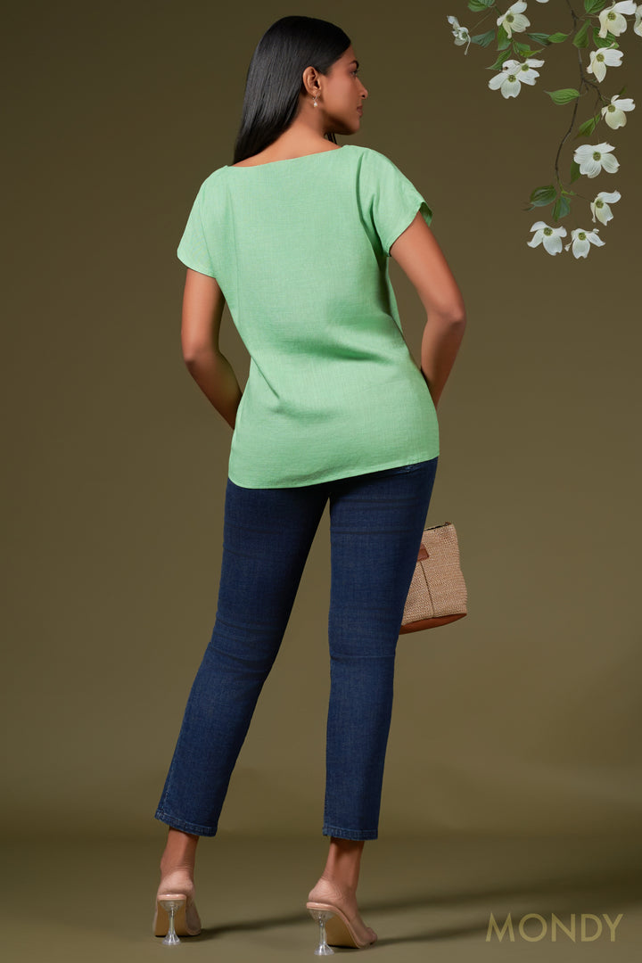 Boxy Raglan Top