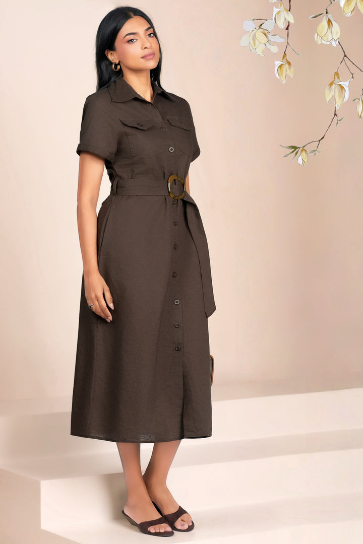 Midi Shirt Dress
