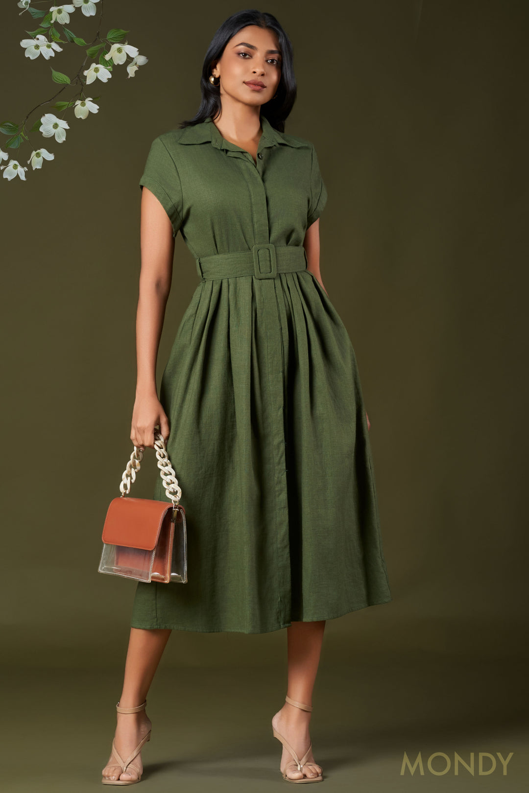 Midi Shirt Dress