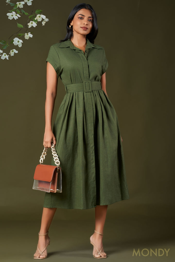 Midi Shirt Dress