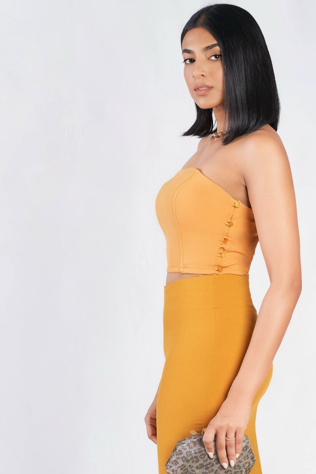 Strapless Crop Top