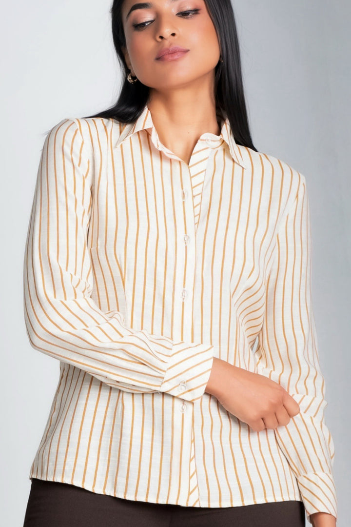 Long Sleeve Stripe Shirt