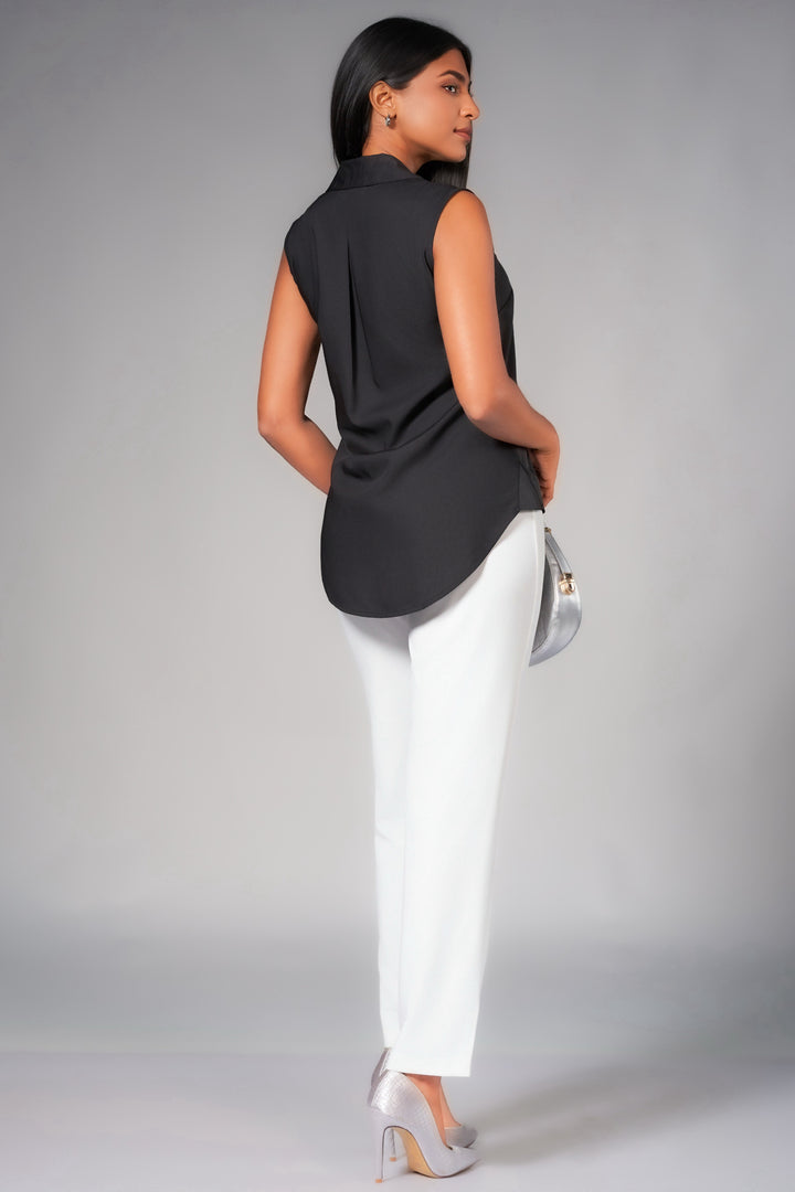 Black Sleeveless Top