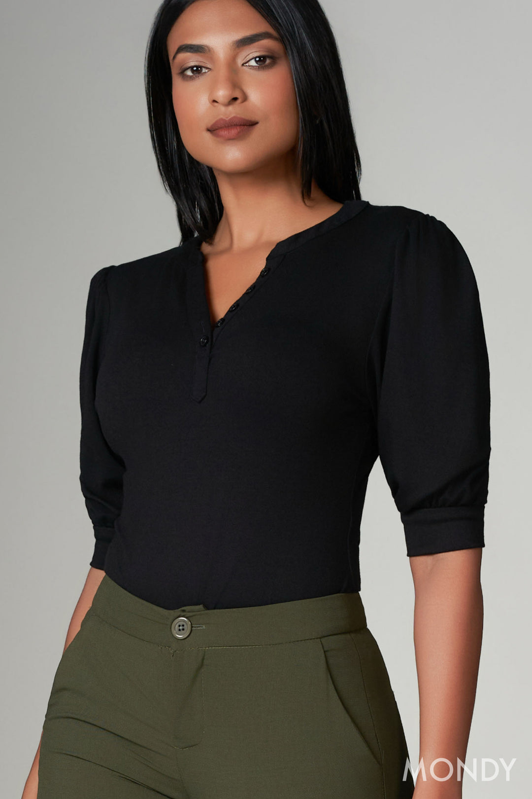 Puff Sleeve T- Shirt