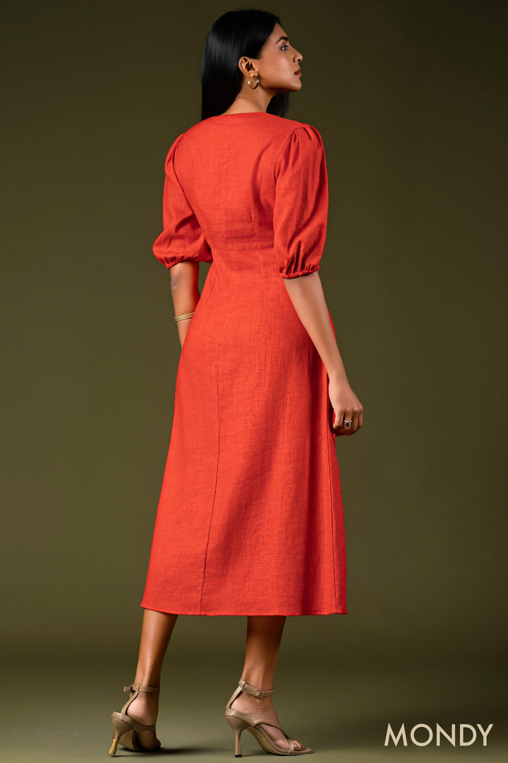 Empire Waist Midi Dress