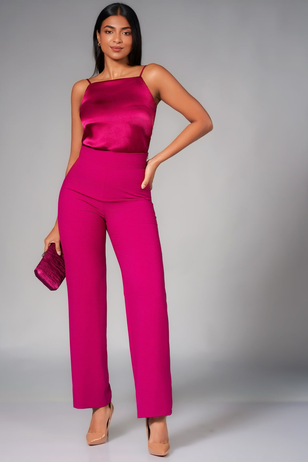 High Waist Wide Leg Pant