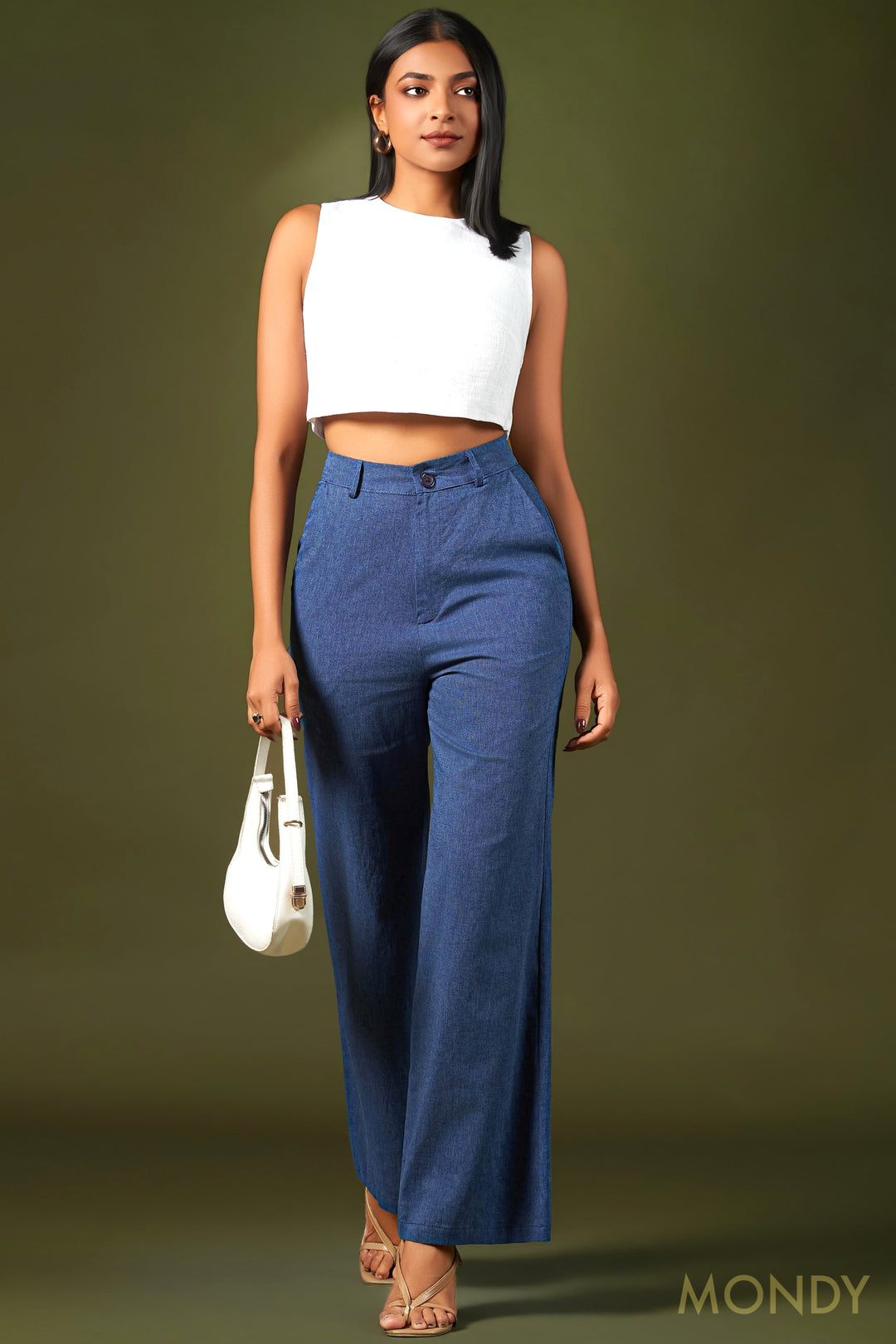 Wide Leg Linen Pant
