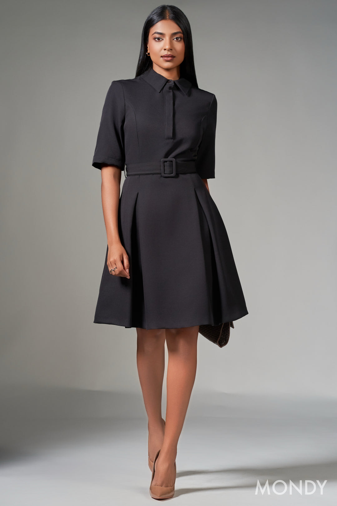 Black Shirt Dress