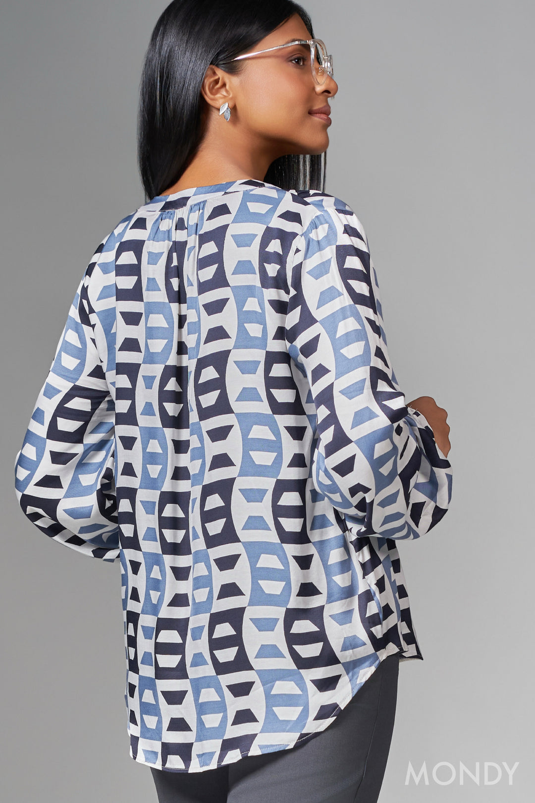 Printed Relaxed Fit Top