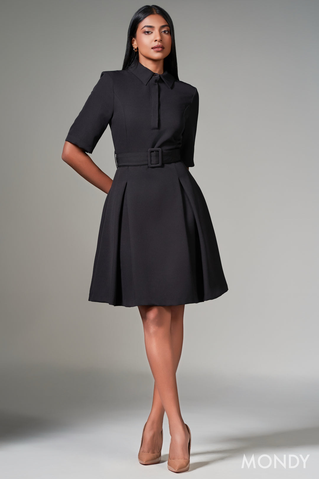 Black Shirt Dress