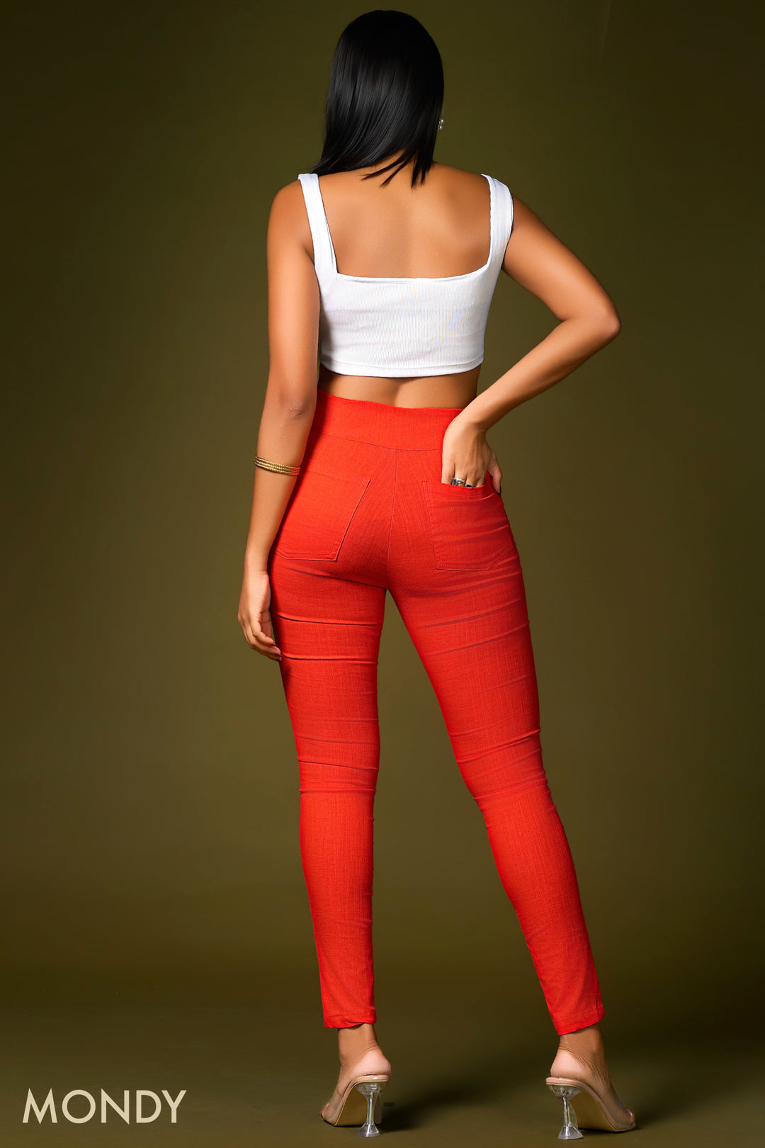 Slim Fit Side Zip Pant