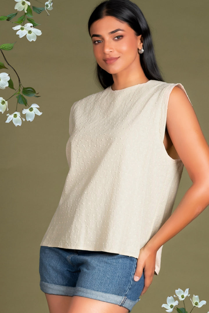 Sleeveless Relaxed Top