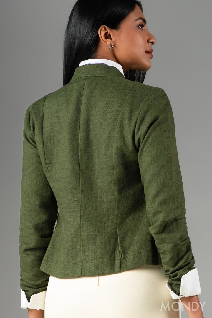 Mandarin Collar Jacket