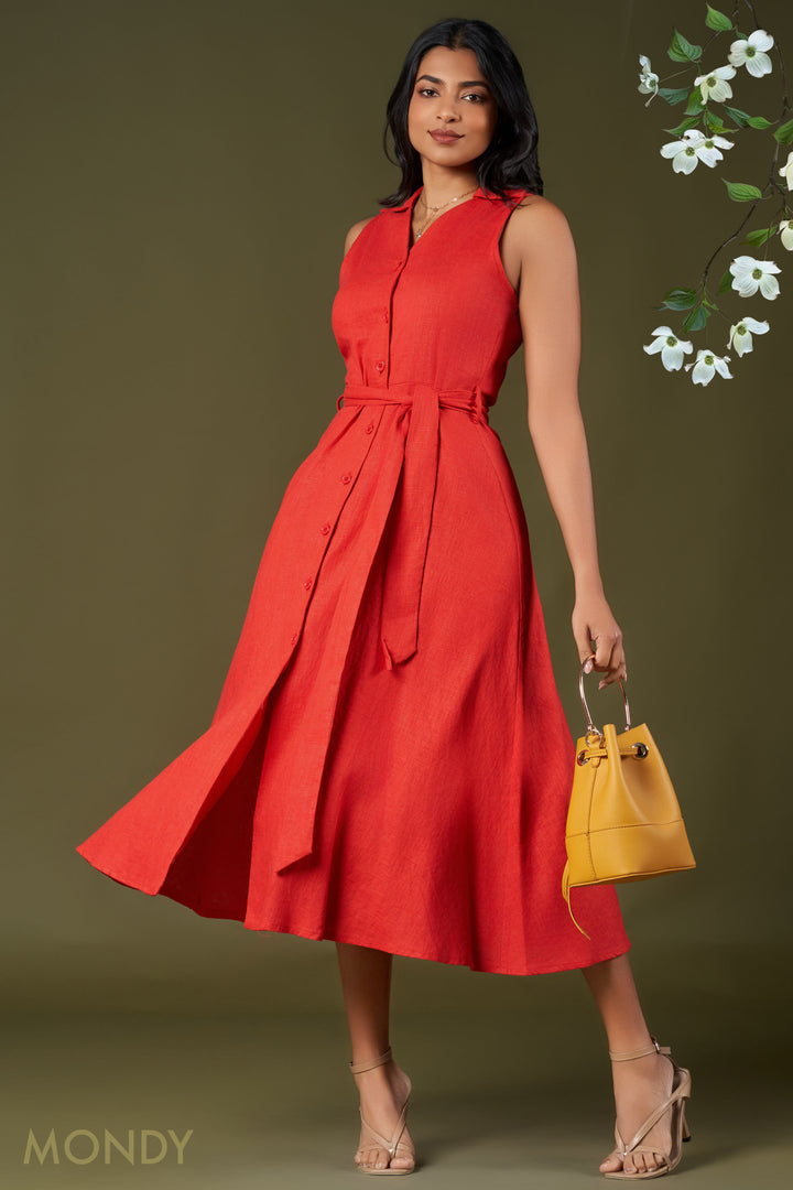 Midi Shirt Dress