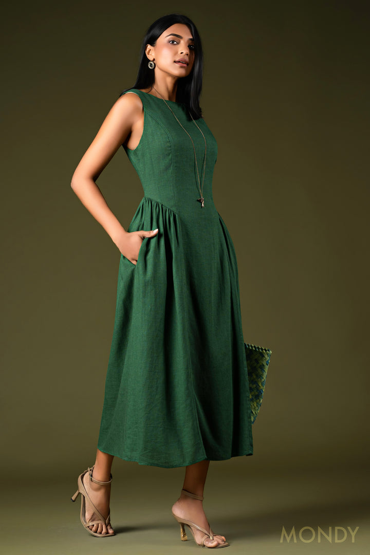 Princess Cut Midi Dress