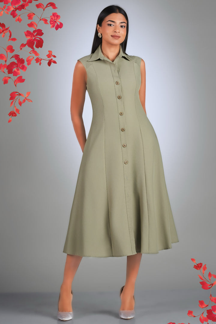 Aline Midi Shirt Dress