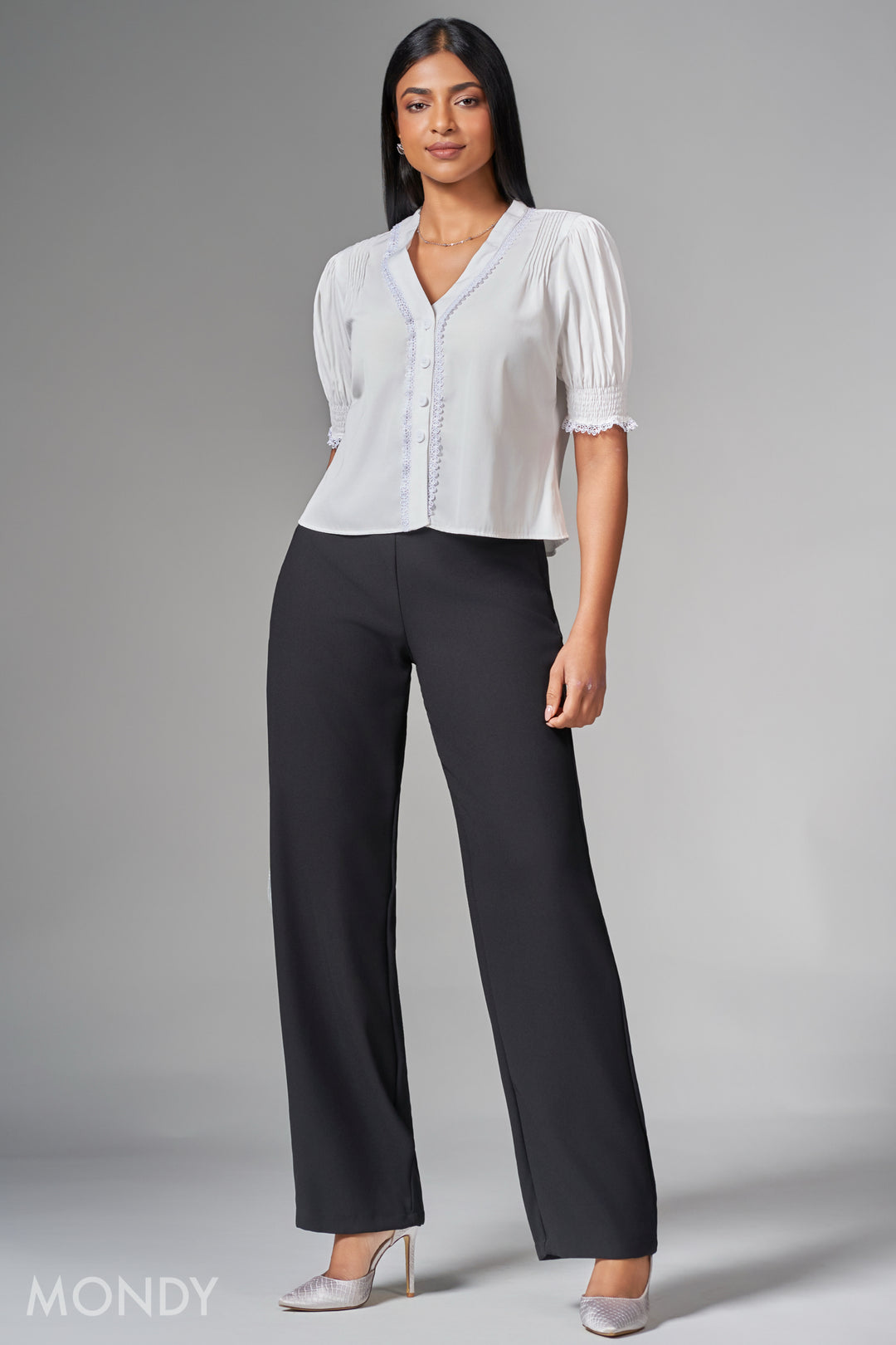 Puff Sleeve Boxy Top