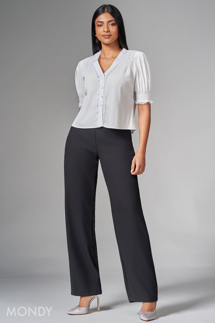 Puff Sleeve Boxy Top